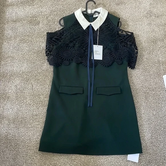 Self-Portrait | Dresses | Selfportrait Lace Cape Mini Dress Rifle Green Uk 2 Us 8 Nwt | Poshmark Self-Portrait | Dresses | Selfportrait Lace Cape Mini Dress Rifle Green Uk 2 Us 8 Nwt | Poshmark